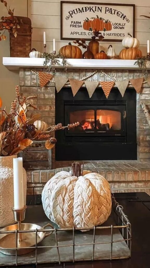 fall mantel decor ideas