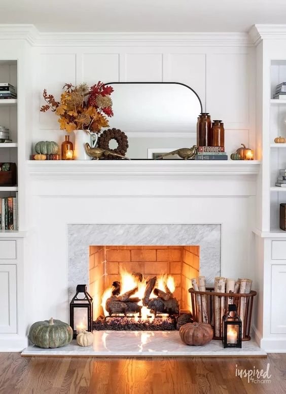 fall mantel