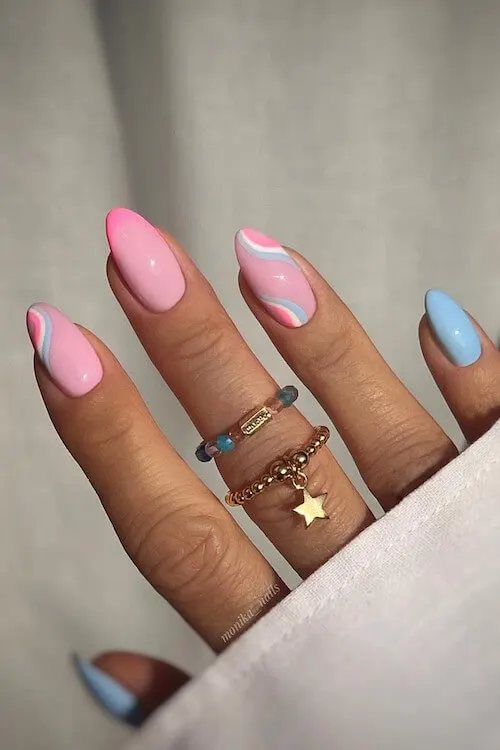 pink summer nails 2