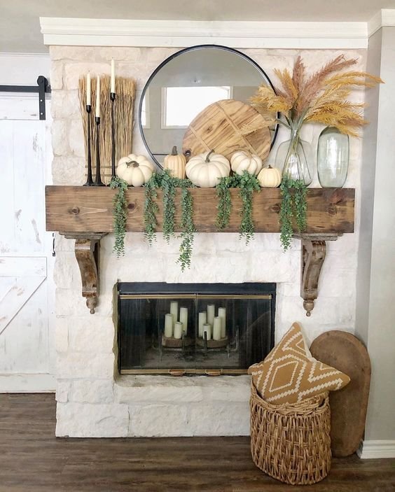 rustic mantel ideas