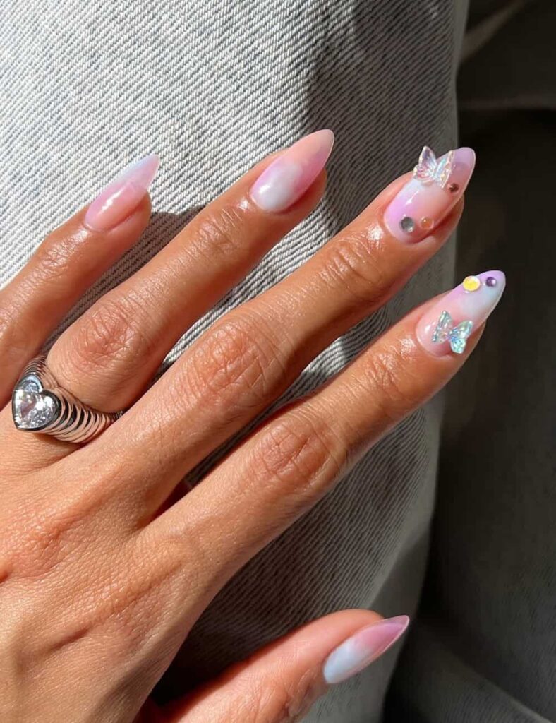 3D Art summer nails