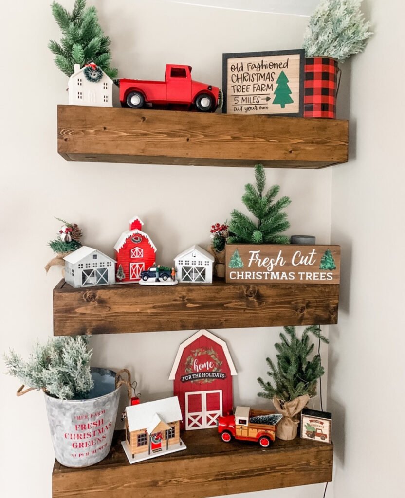 Christmas living room decor 12