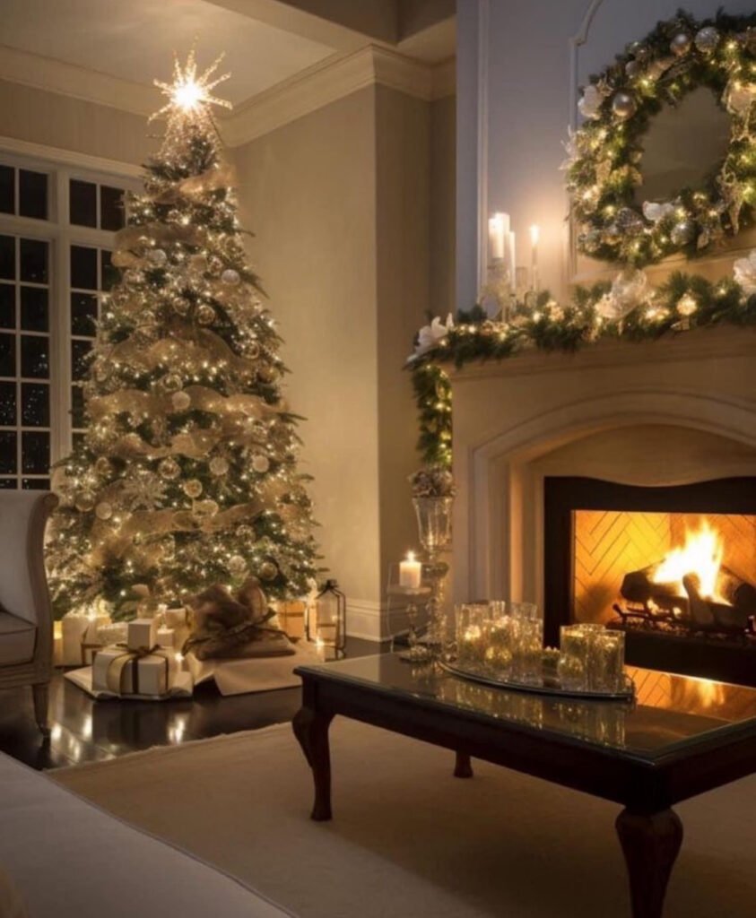 Christmas living room decor 5