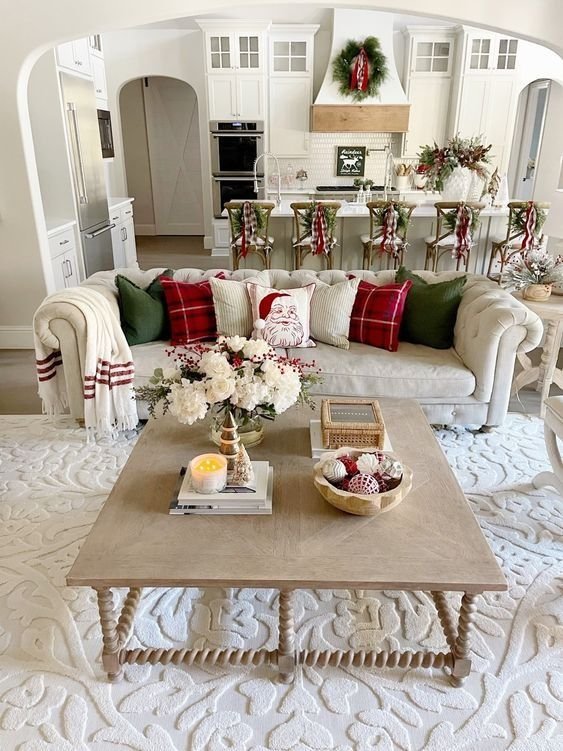 Christmas living room decor 7