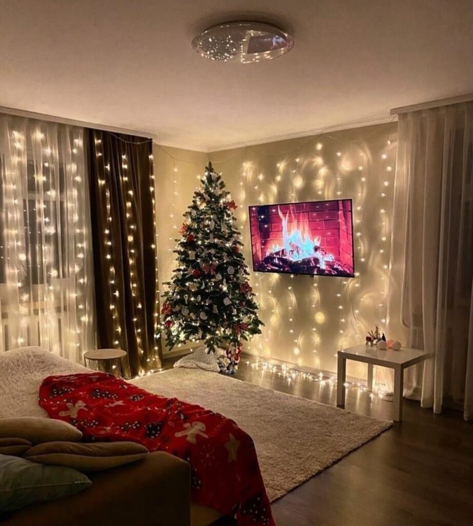 Christmas living room decor 8