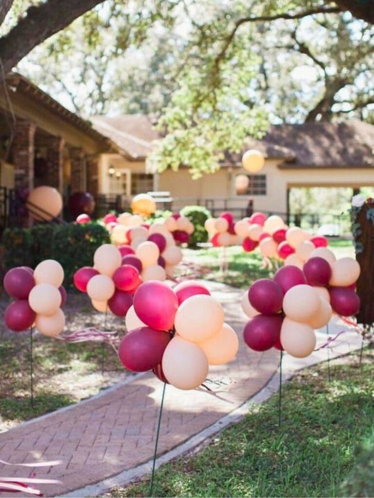 Make A Balloon Pathway