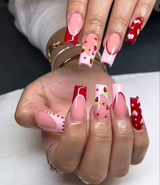 valentines day nails